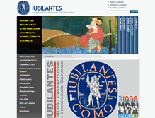 Tablet Screenshot of iubilantes.it